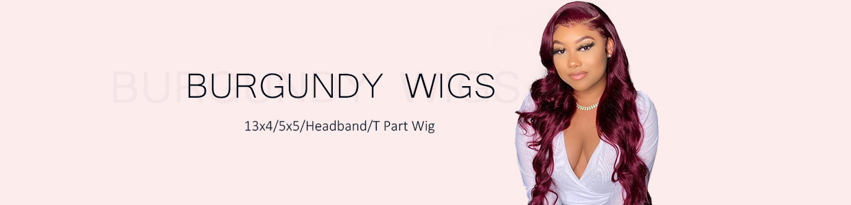 Burgundy Wigs Burgundy Wigs