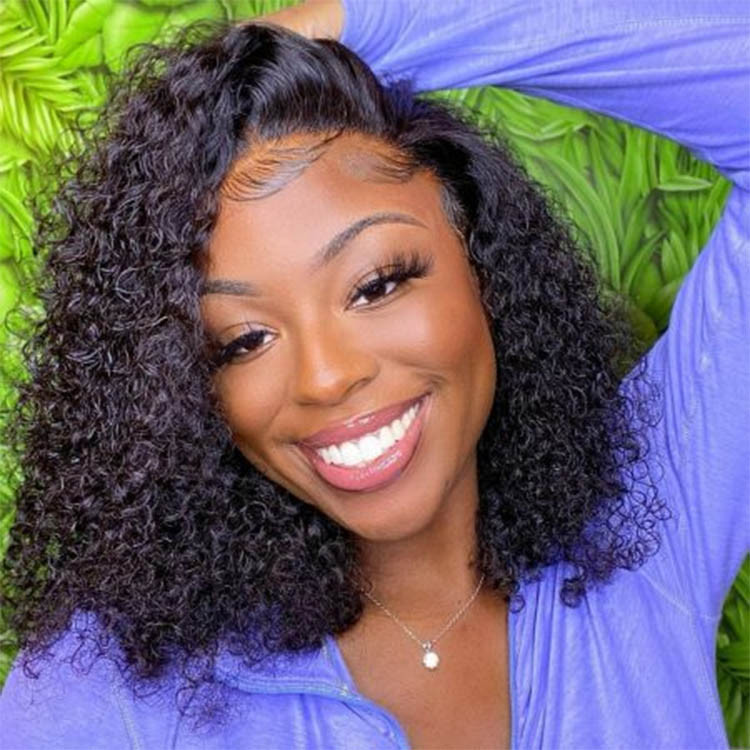 14 inch curly wig