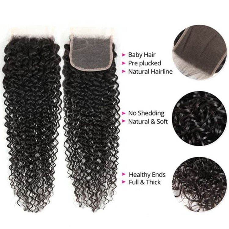 curly lace closure