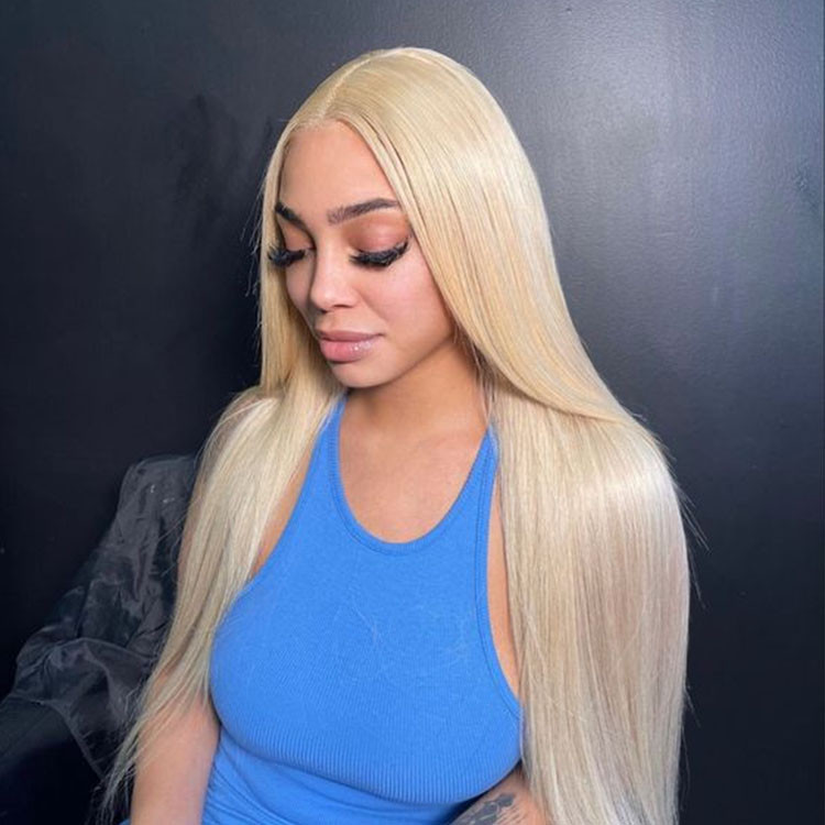 613 blonde straight 5x5 closure wigs
