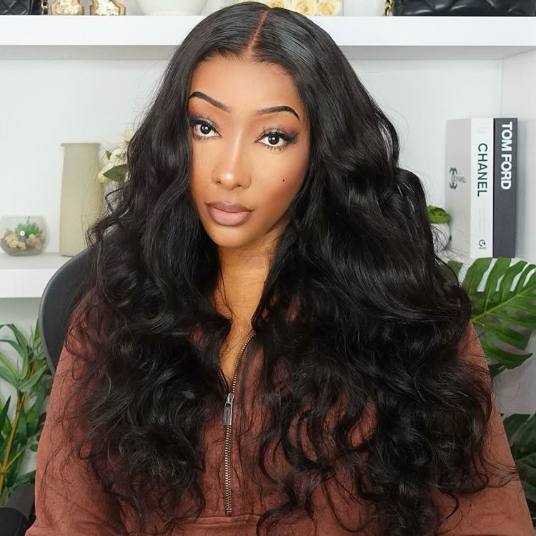 body wave HD lace closure wig