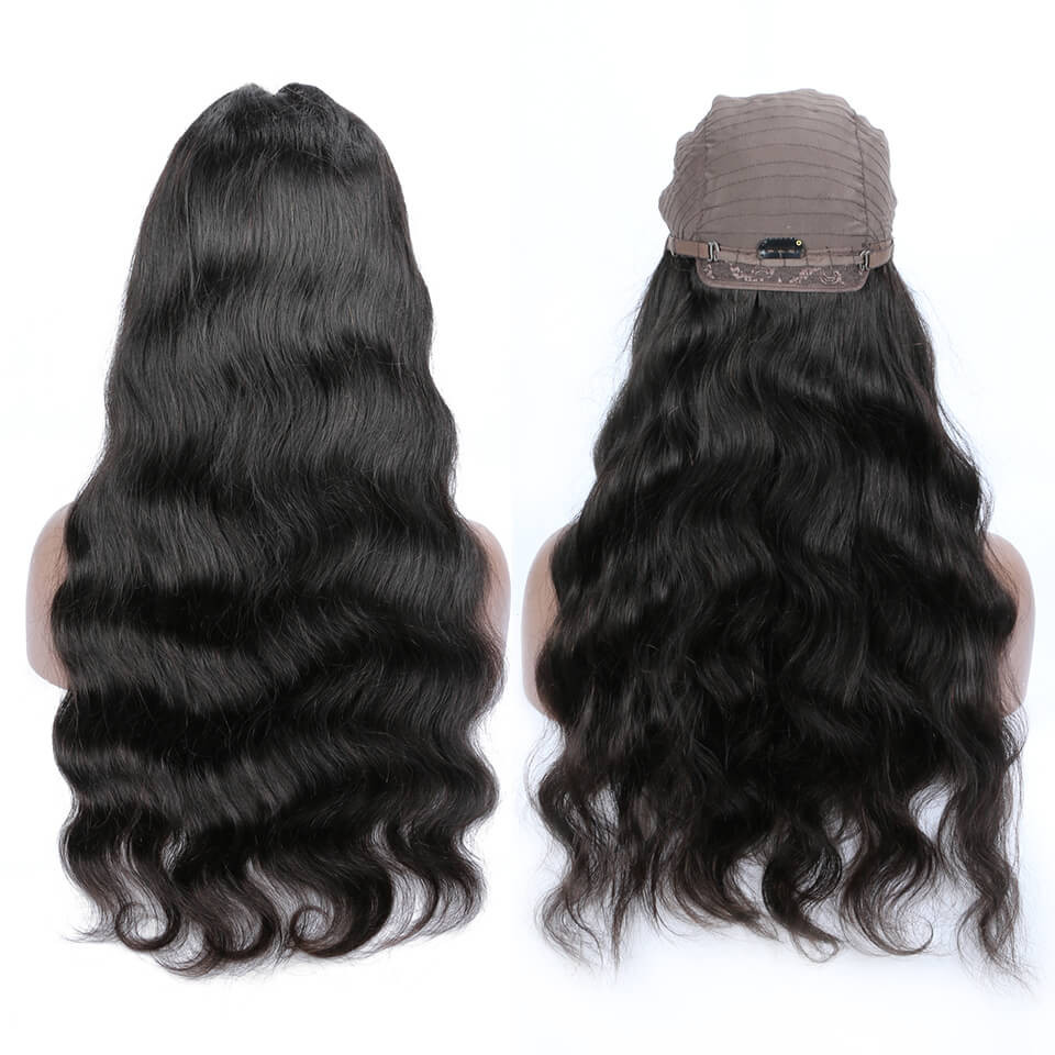 body wave u part wigs