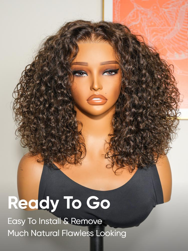 brown water wave ready to go wig