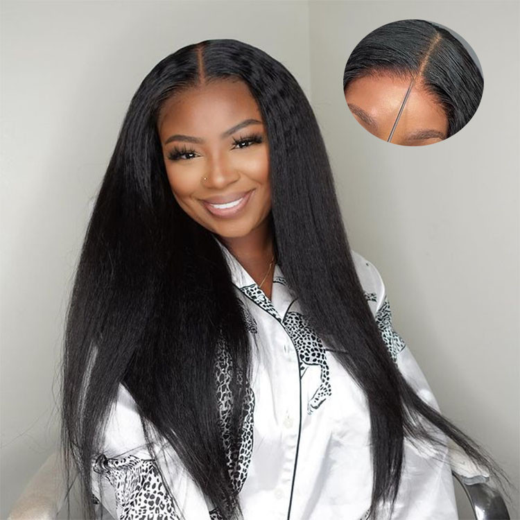 yaki straight closure wig