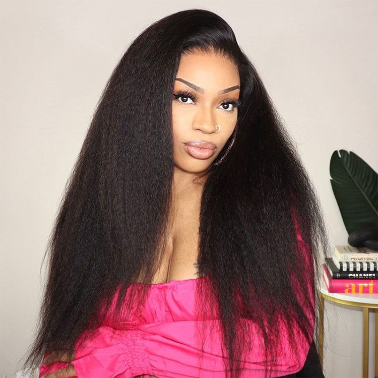 kinky straight lace wigs