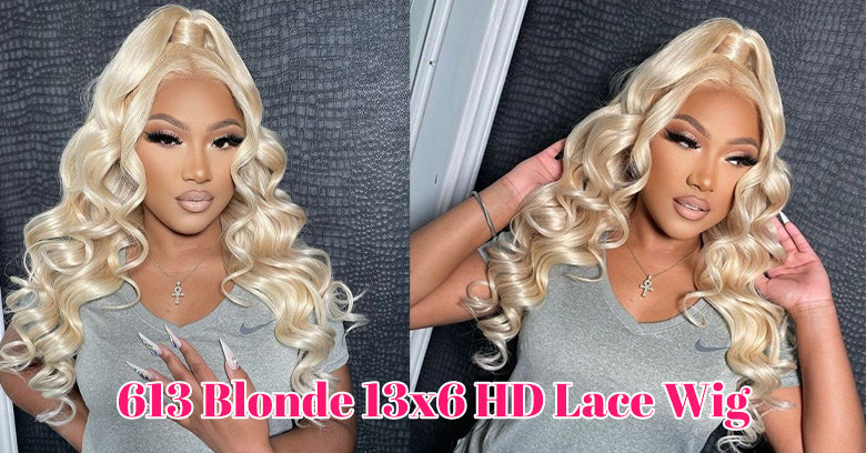 613 blonde HD lace wig