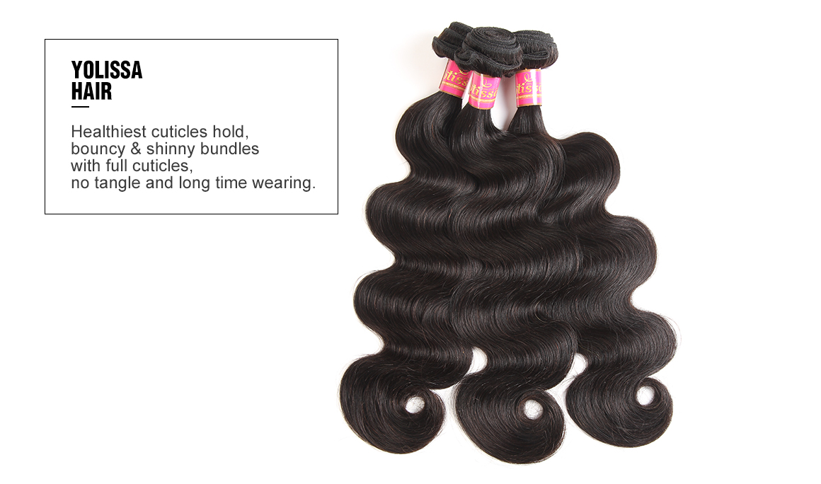 4 bundles body wave wavy brazilian hair weave remy hair