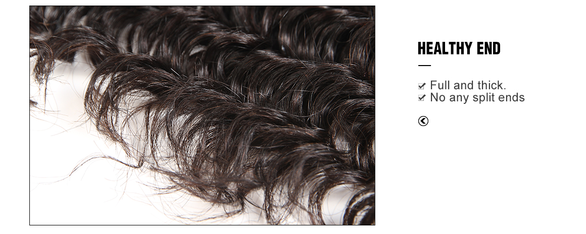 3 bundles deep wave brazilian hair extensions