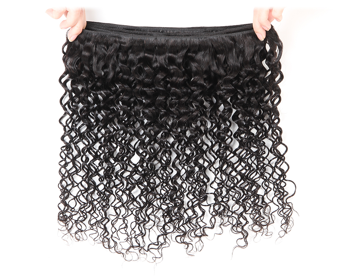 brazilian curly hair bundles with swiss lace closure