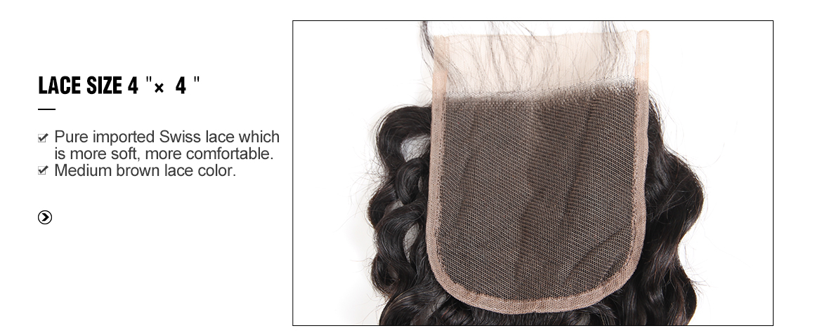 brazilian curly hair bundles with swiss lace closure