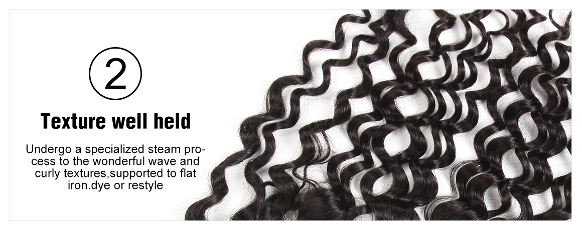 Lace Frontal Water Wave Brazilian Virgin Hair 