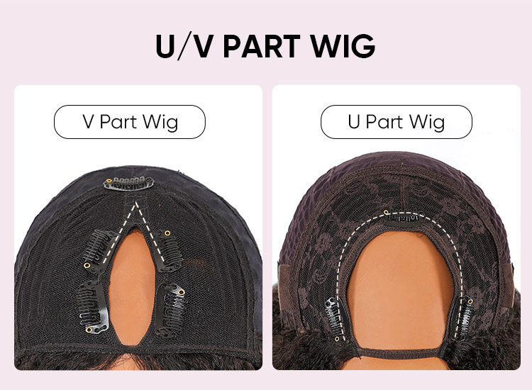 U part wig & V part wig