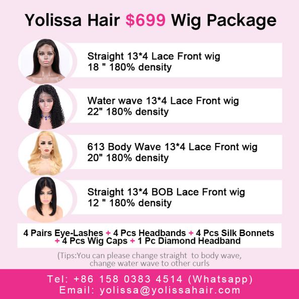 Yolissa Hair $699 Wig Package