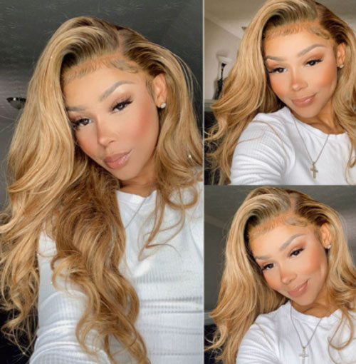 #27 color hair lace wig