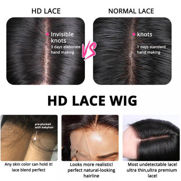 HD lace vs normal lace