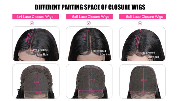 6x6 lace closure wigs