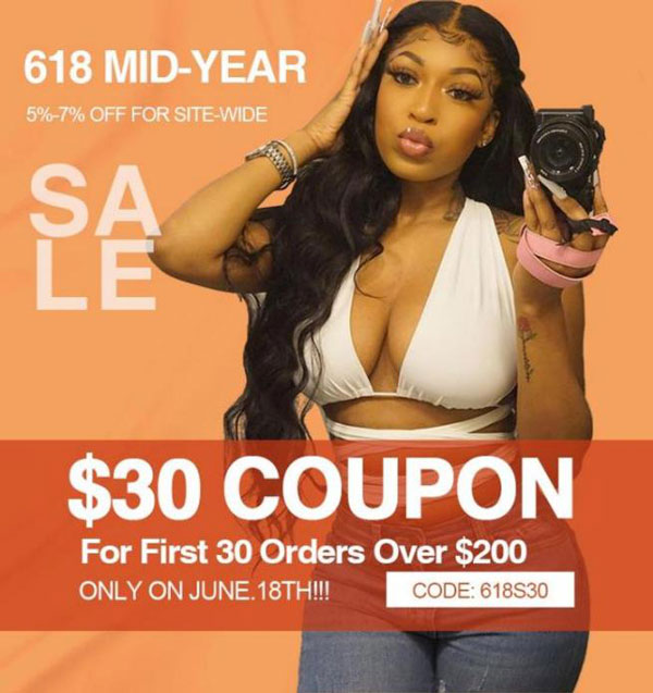 618 Mid-Year Sale