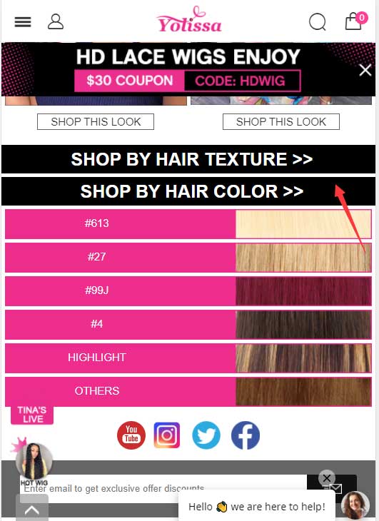 hair wig