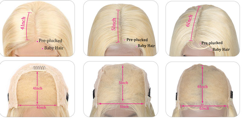 a blonde lace wig