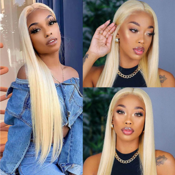 613 blonde lace front wig