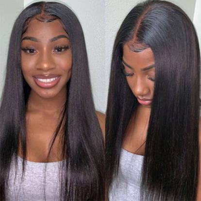 straight 5x5 lace closure wigs