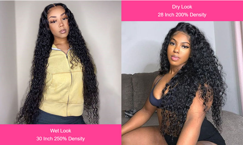 water wave 13x6 lace front wigs