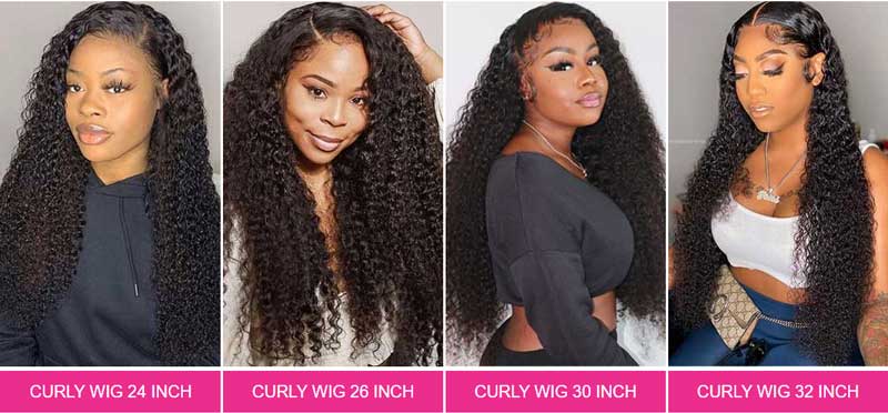 curly 13x4 lace front wigs