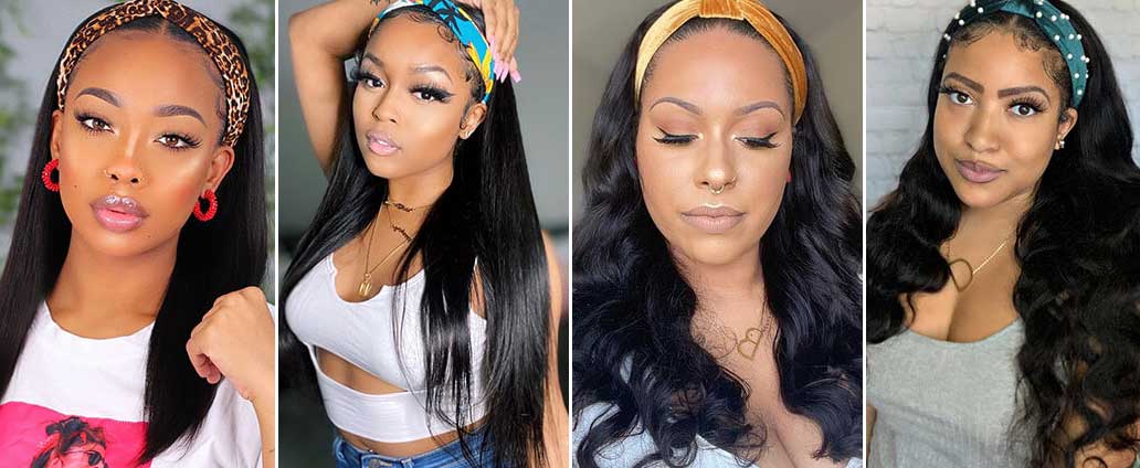 Headband wigs