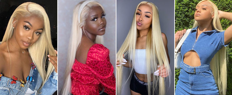 613 blonde hair wig