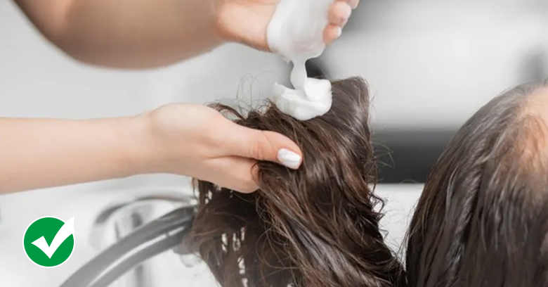 add conditioner from middle