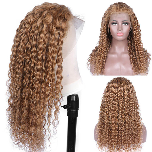 Colored Curly Lace Front Wig