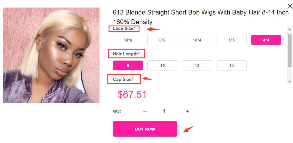 Two different hair colors short bob wigs