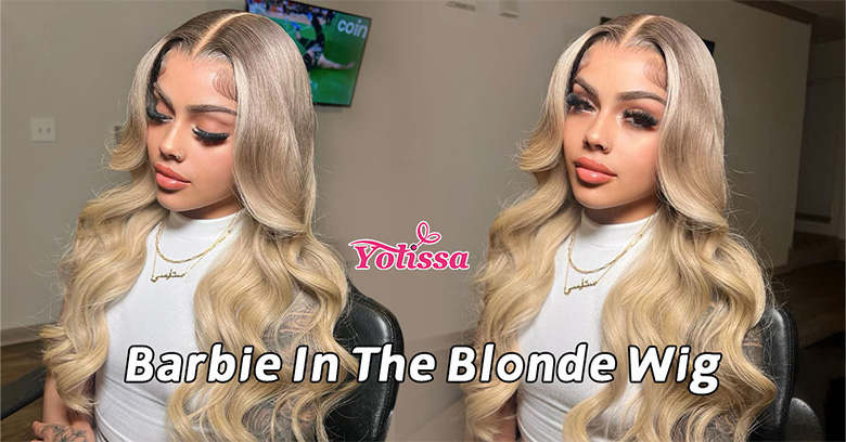 Ash Grey To Blonde Ombre Wig