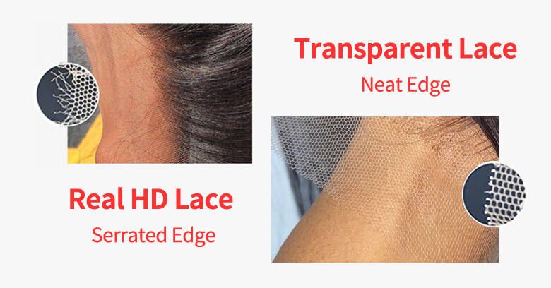 Edges of HD lace