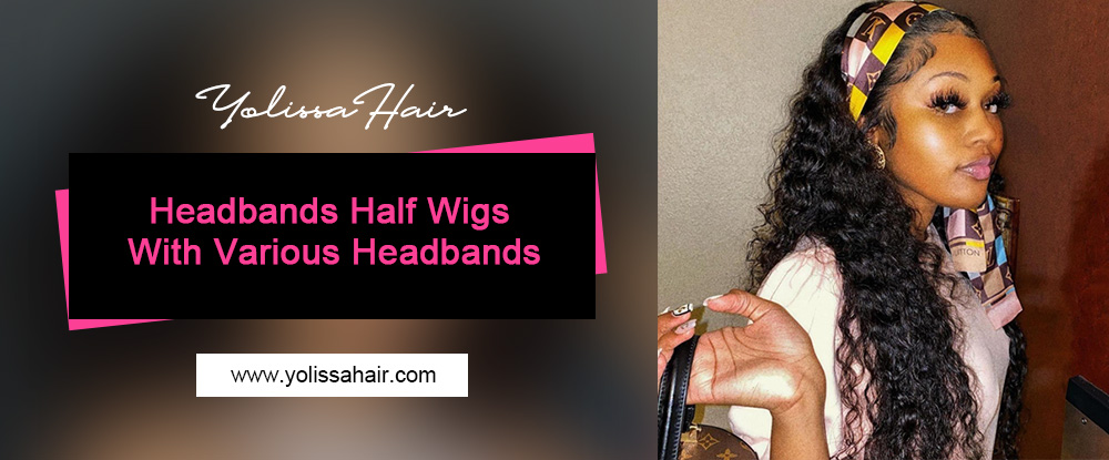 Headbands Half Wigs With Various Headbands