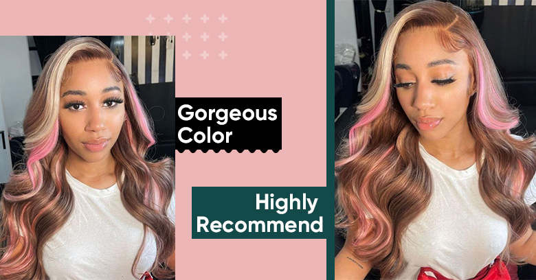 Pink Balayage On Brown Hair Wigs