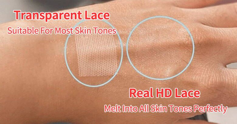 Visibility of real HD lace