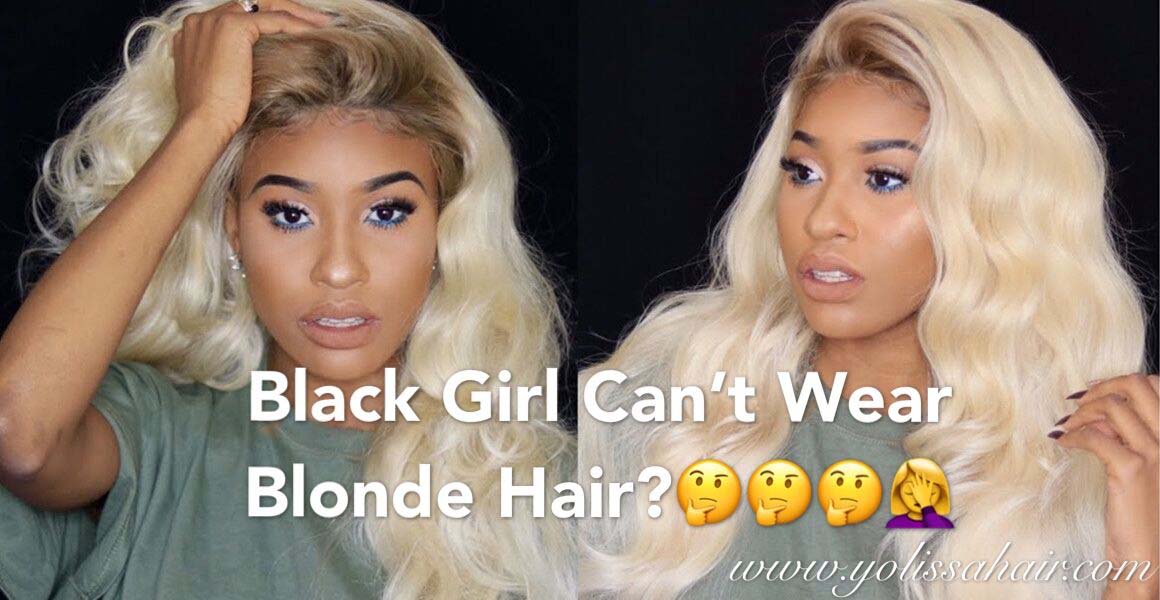 blonde hair for black women