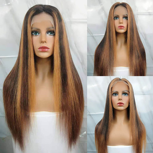 highligh #27 Lace Front Wigs