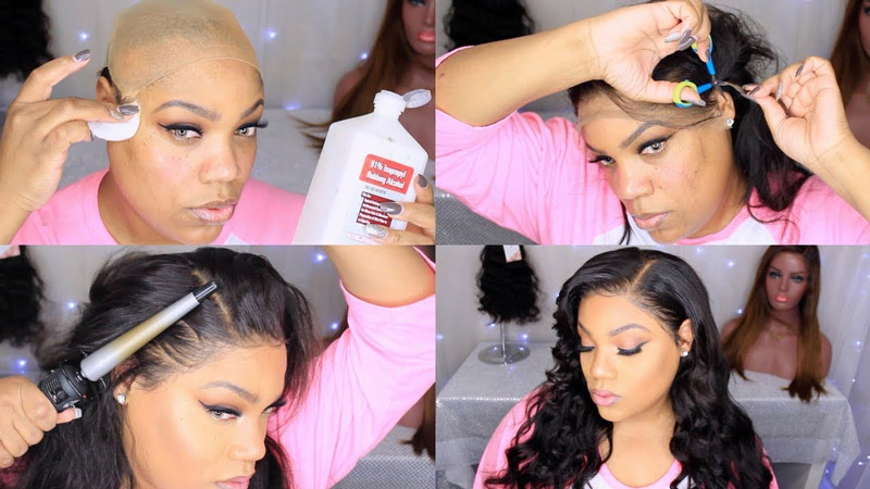 What do you need to apply a lace front wig