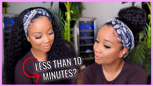 Summer Vibes: No Glue No Lace Cheap Headband Wigs