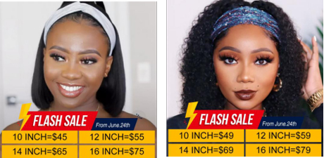 Summer Vibes: No Glue No Lace Cheap Headband Wigs