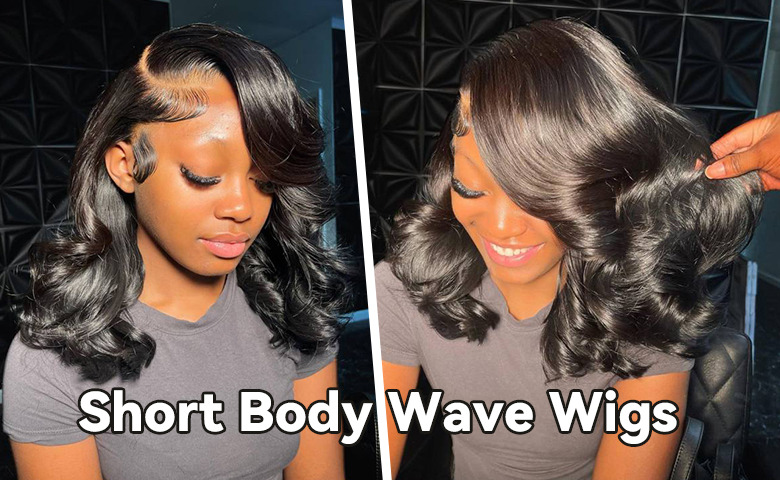 short body wave wigs