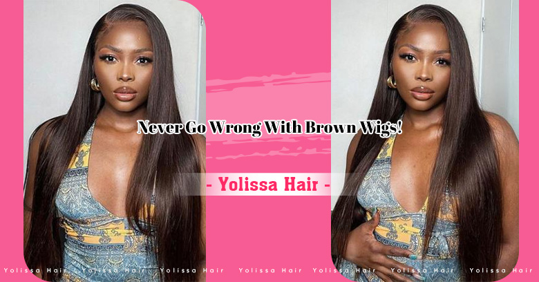 brown wigs